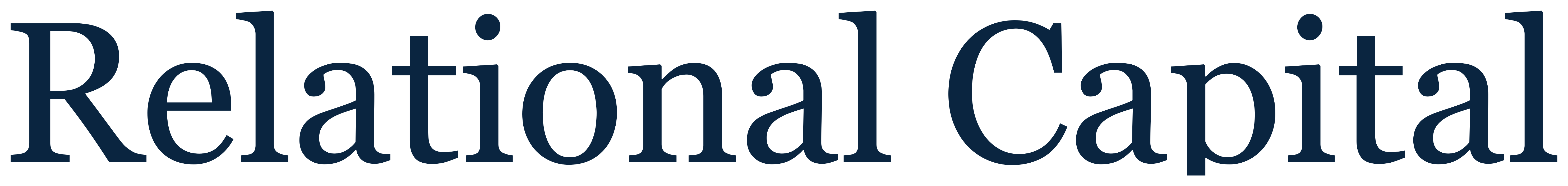 Relational Capital